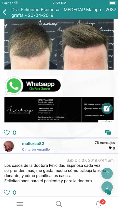 Скриншоты Injerto Capilar