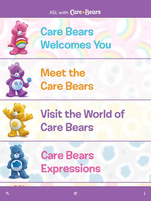 Скриншоты ASL with Care Bears iPad 