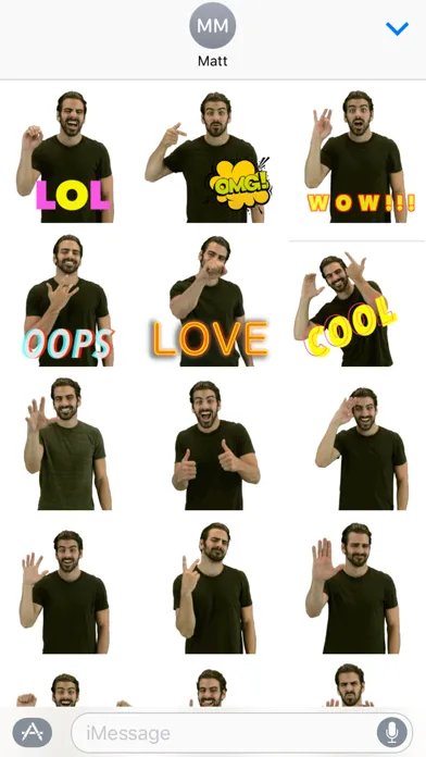 Captures d'écran de ASL Stickers with Nyle