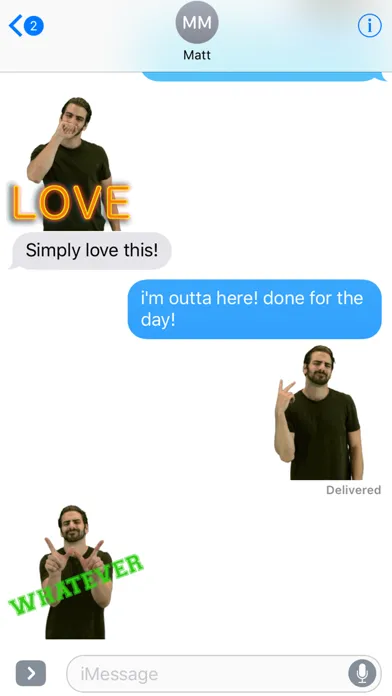 Captures d'écran de ASL Stickers with Nyle