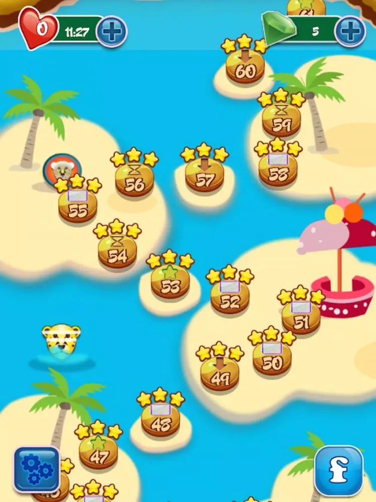 Jungle Joy: Animal Match 3 Pop iPad  سکرین شاٹس