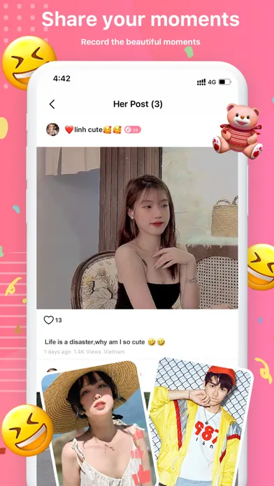 Captures d'écran de Waha - Make friends&Chat