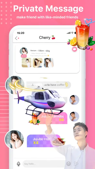 Captures d'écran de Waha - Make friends&Chat