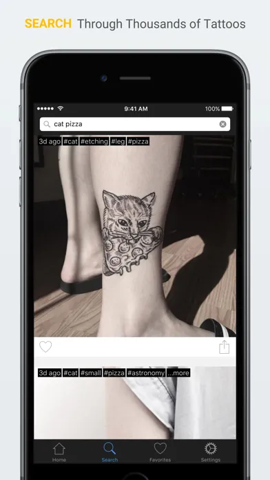 Inked - Your tattoo companion app - Find and save the best tattoo ideas and designs स्क्रीनशॉट