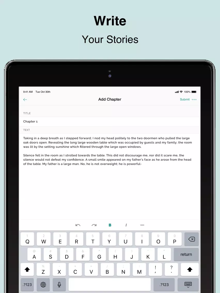 Inkitt Writing: Tell the Story iPad  Ekran Görüntüleri