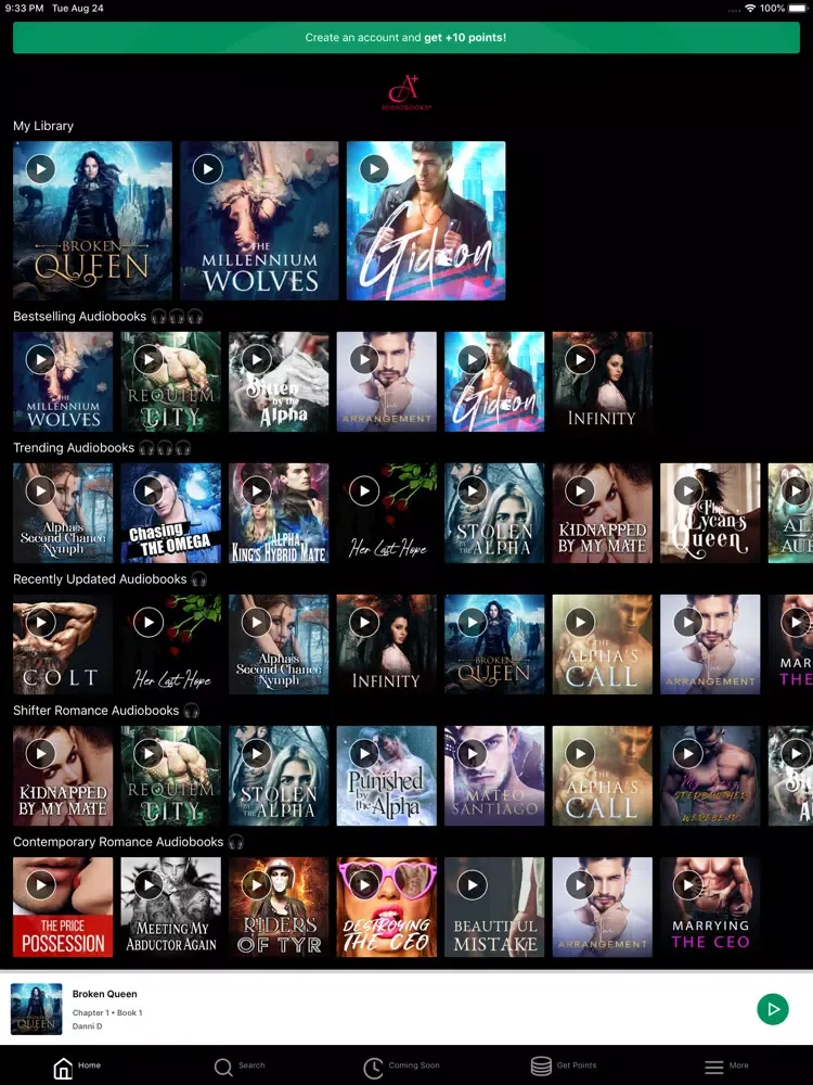 Скриншоты Addictive Audiobooks Plus iPad 