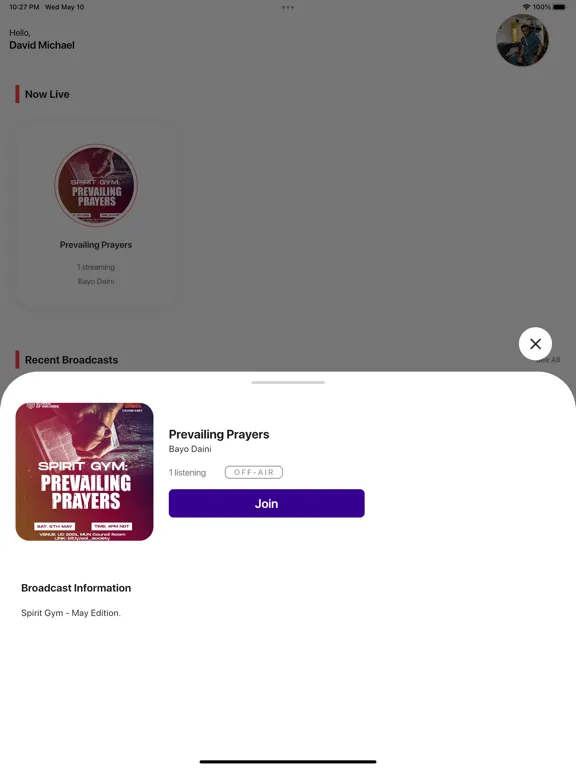 Tangkapan layar Meno iPad 