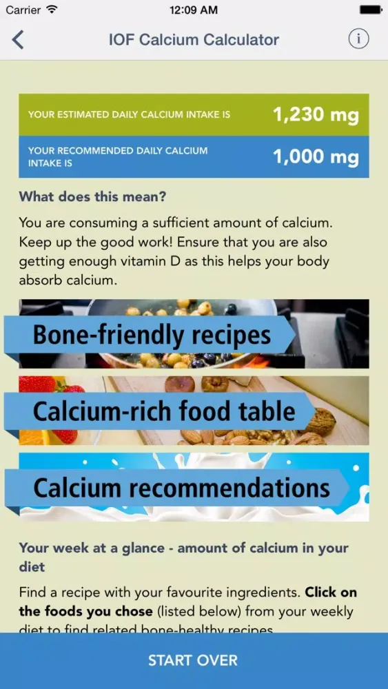 IOF Calcium Calculator应用截图