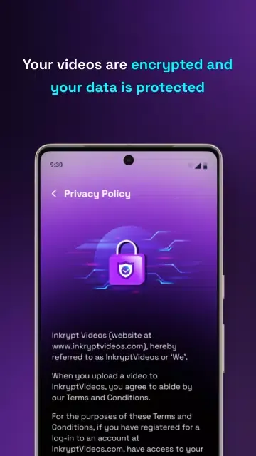 Inkrypt Videos Player স্ক্রিনশট