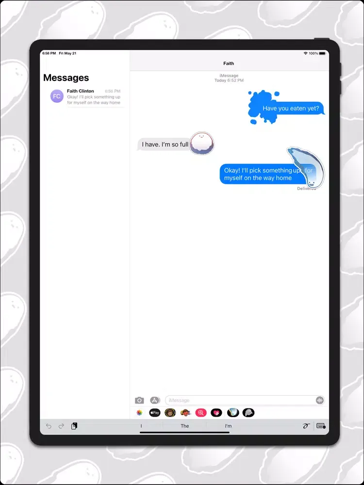 Squidby - Squid Stickers iPad  स्क्रीनशॉट
