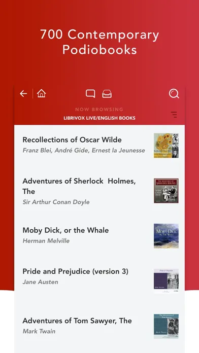 Captures d'écran de Audiobooks HQ +