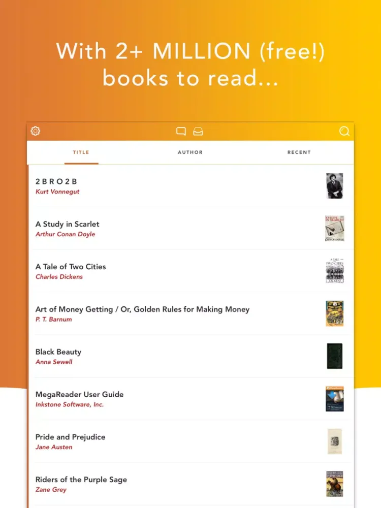 MegaReader iPad 应用截图