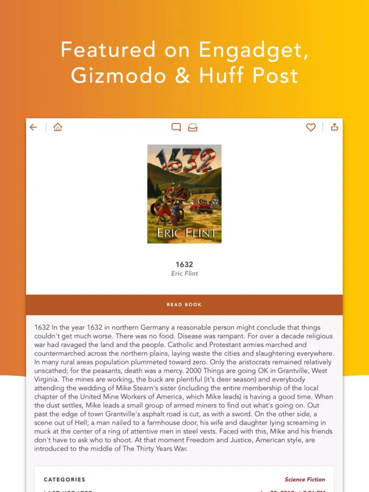 MegaReader iPad 应用截图