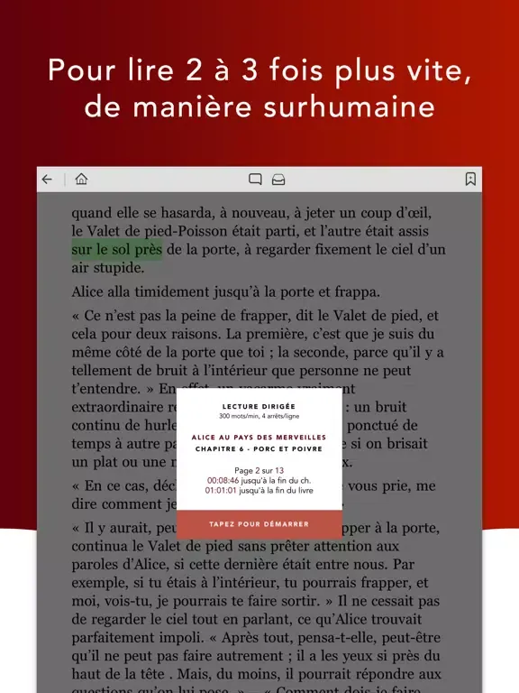Screenshot di QuickReader Français iPad 