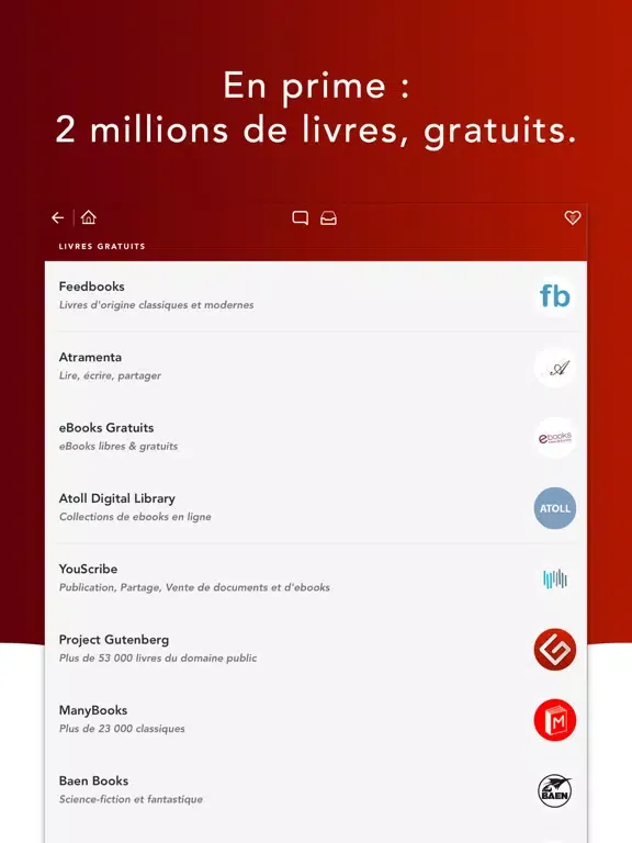 Screenshot di QuickReader Français iPad 