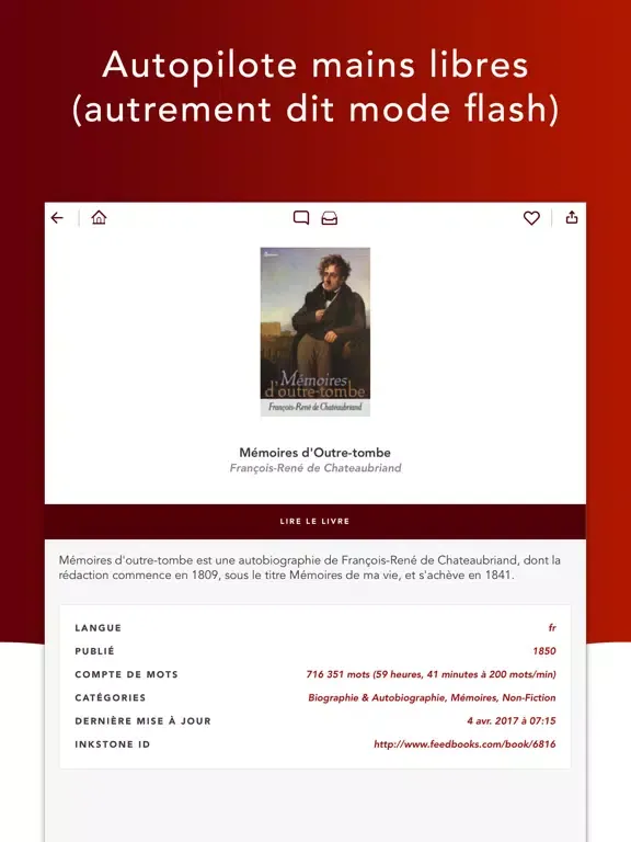 Screenshot di QuickReader Français iPad 