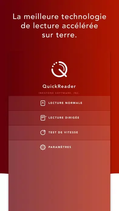 Screenshot di QuickReader Français
