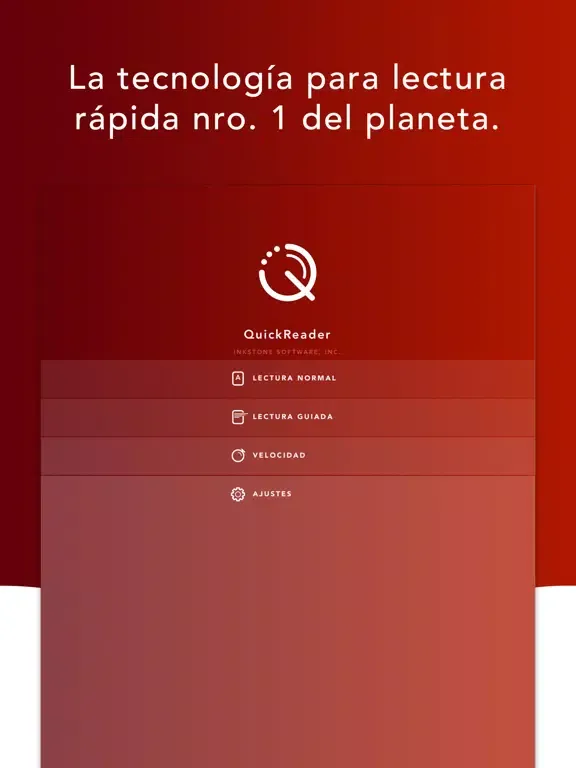 Capturas de tela do QuickReader Español iPad 