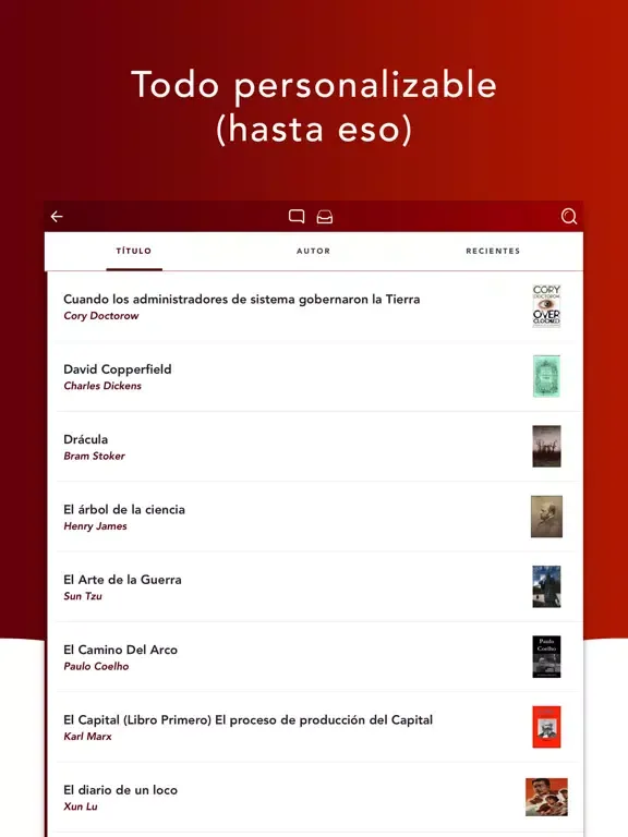 Capturas de tela do QuickReader Español iPad 