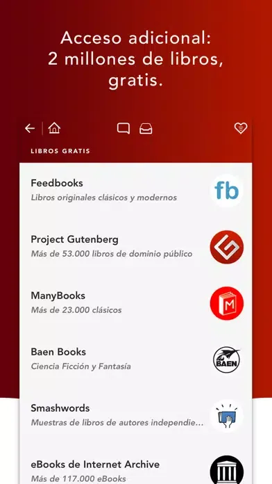 Capturas de tela do QuickReader Español