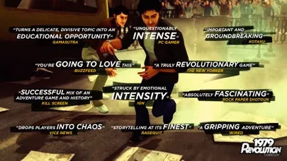 Capturas de tela do 1979 Revolution: A Cinematic Adventure Game