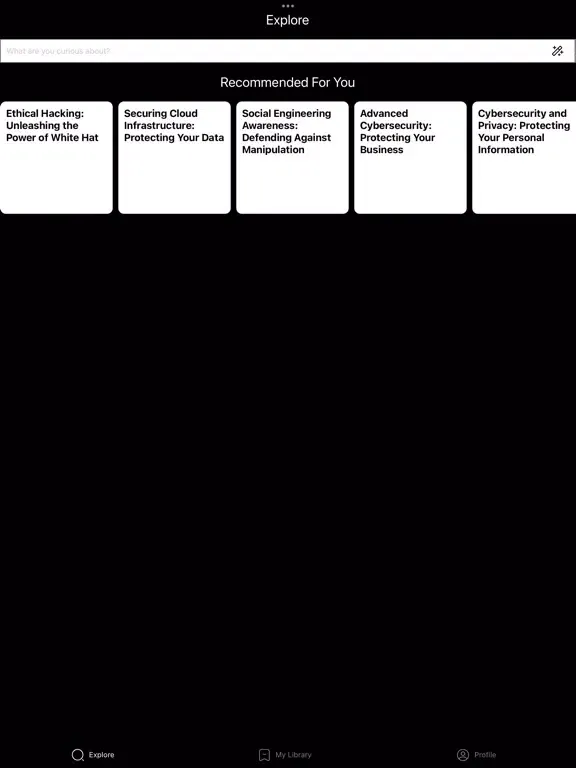 Captures d'écran de Inkwell Learning iPad 
