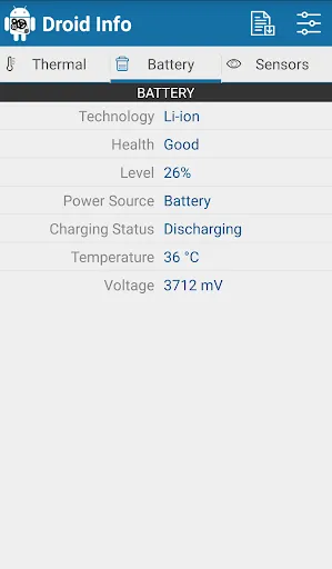 Droid Hardware Info应用截图