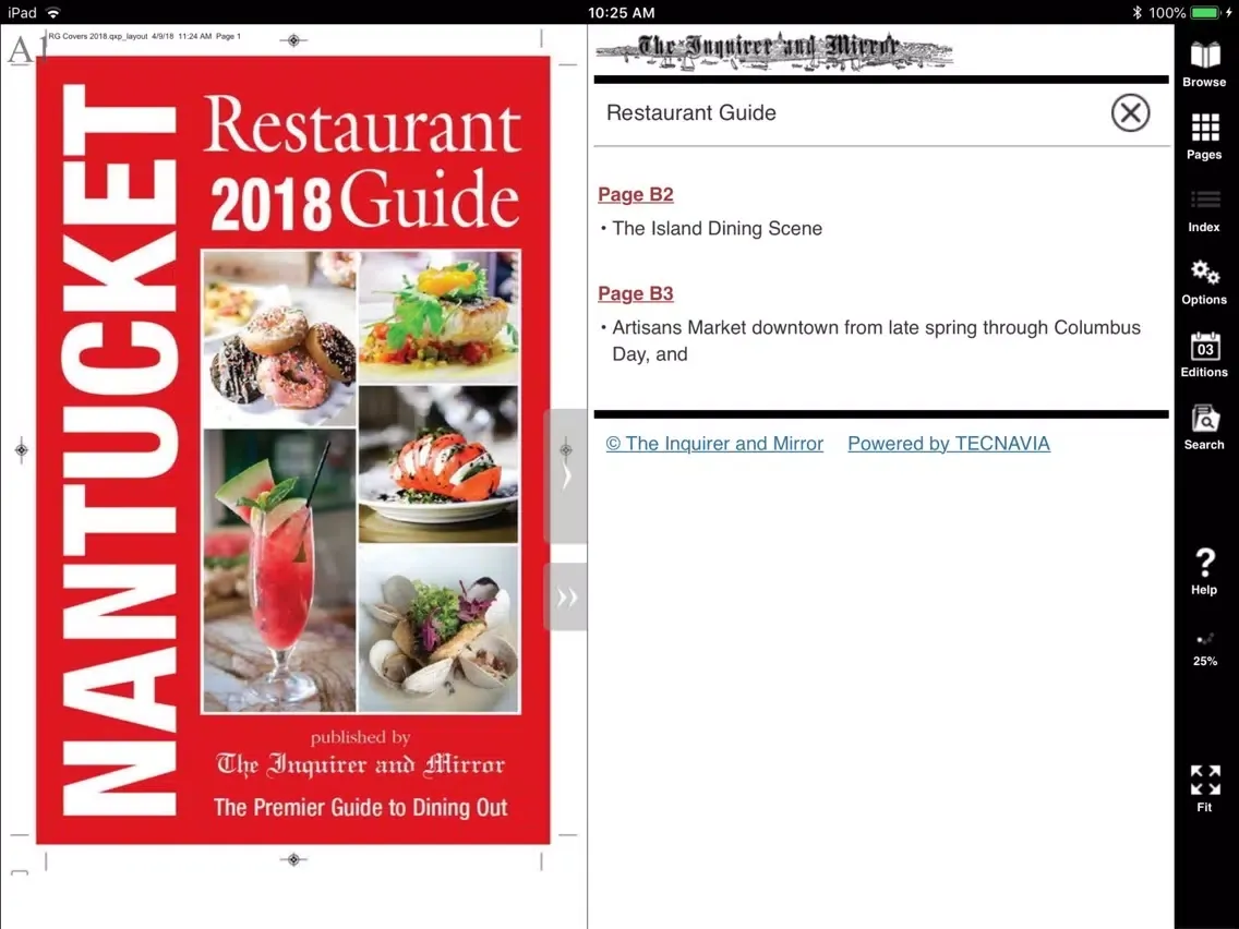 Nantucket Restaurant Guide iPad 應用截圖