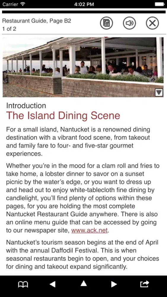 Nantucket Restaurant Guide應用截圖