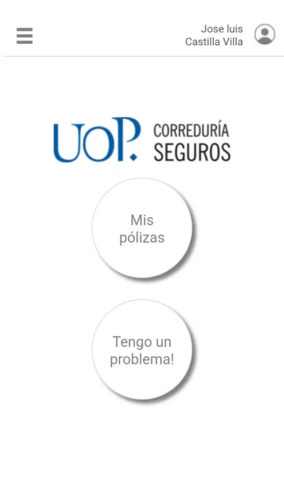 Capturas de pantalla de UOP Correduría