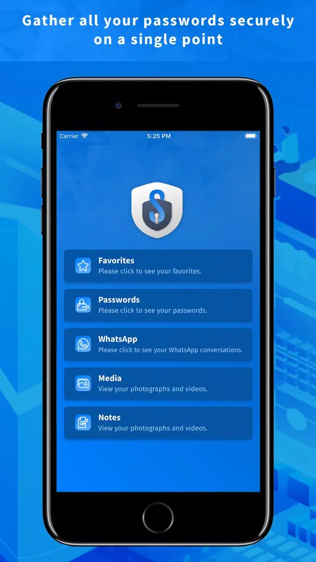 Tangkapan skrin SECRET VAULT -Password Manager