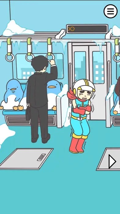 Capturas de pantalla de 脱出ゲーム　電車で絶対座るマン