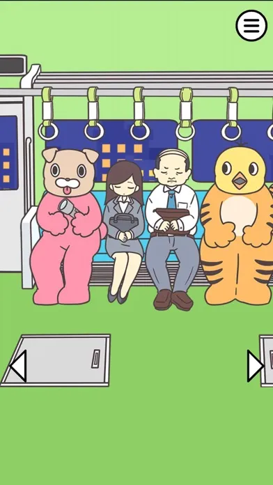 Capturas de pantalla de 脱出ゲーム　電車で絶対座るマン