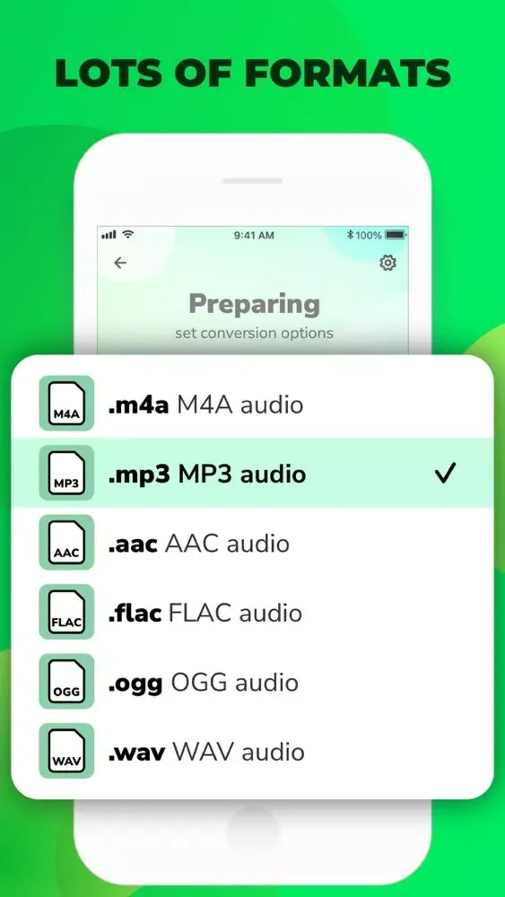 Capturas de pantalla de A.Convert: MP3 File Converter