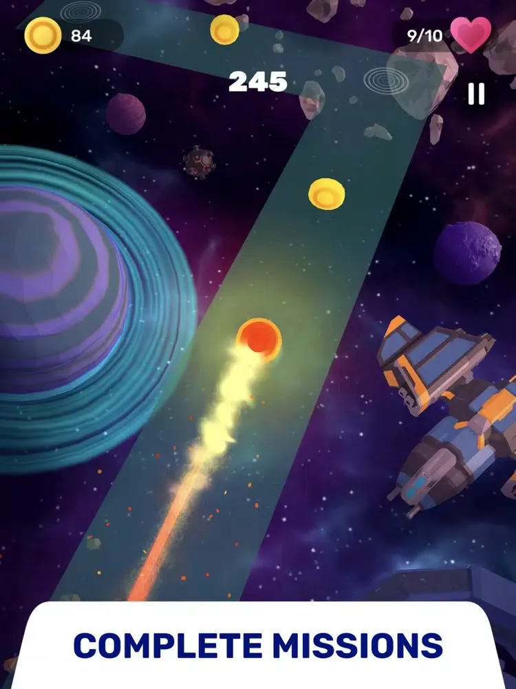 Capturas de tela do Dancing Magic Road - Line Dash iPad 