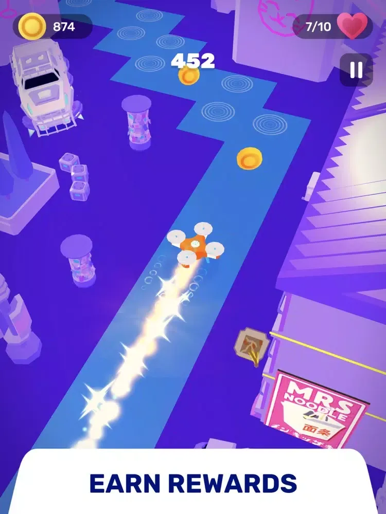 Capturas de tela do Dancing Magic Road - Line Dash iPad 