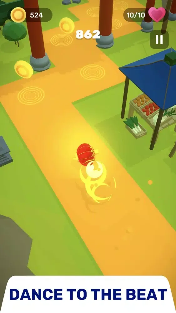 Capturas de tela do Dancing Magic Road - Line Dash
