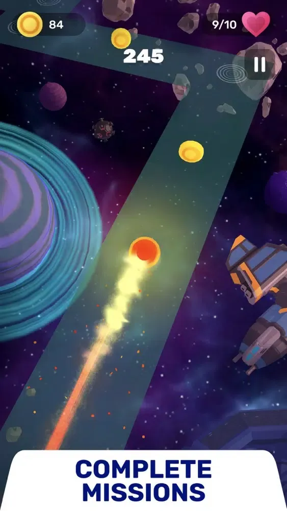 Capturas de tela do Dancing Magic Road - Line Dash