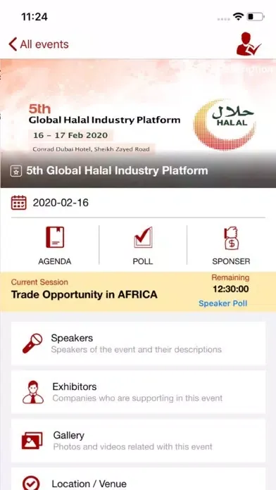 Tangkapan layar Global Halal Industry