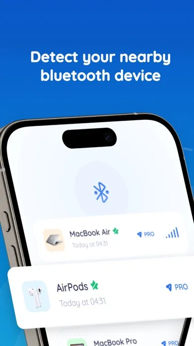 Tangkapan skrin Bluetooth Finder: Air Tracker