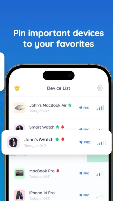 Tangkapan skrin Bluetooth Finder: Air Tracker