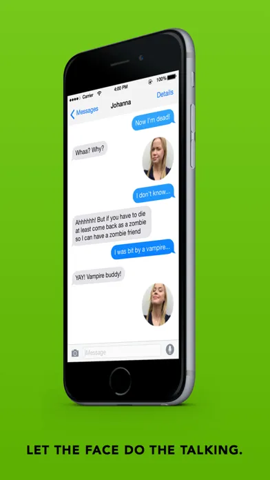 Emoji Face Keyboard — You as a GIF in iMessage应用截图