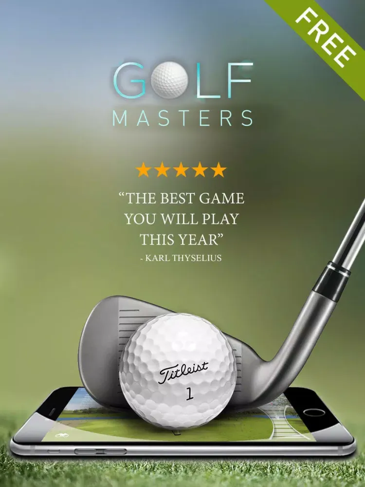 Captures d'écran de Free Golf Game - Masters Pro Tour iPad 