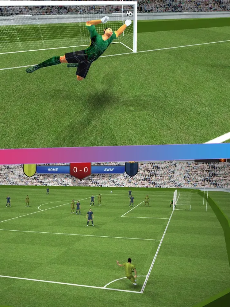 Screenshot di Soccer Game - Pro League Football Tournament iPad 