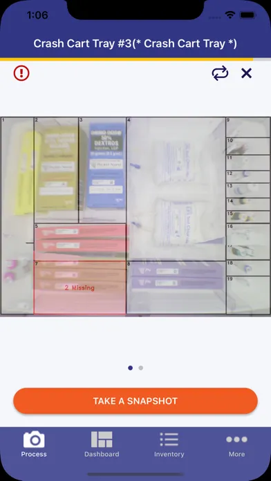 Capturas de tela do MedEx TraySafe Mobile