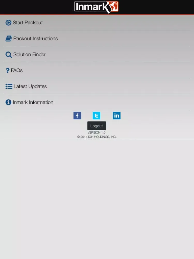 Inmark Packaging App iPad  Screenshots