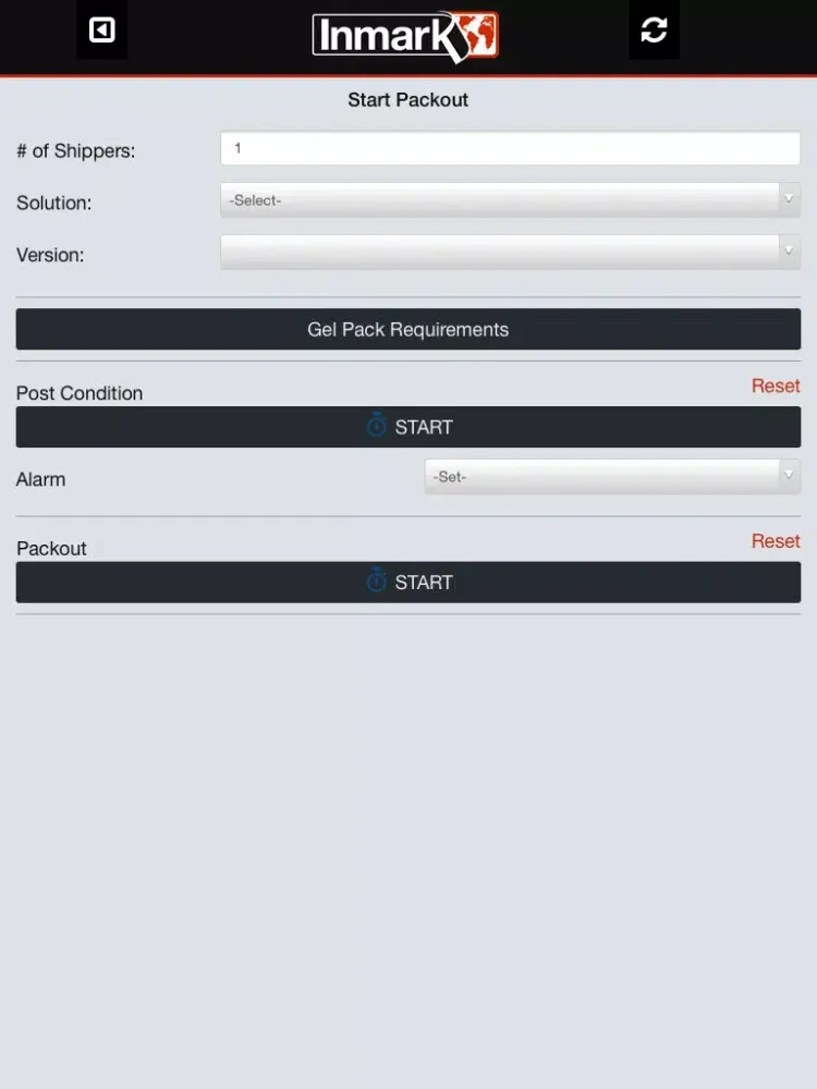 Inmark Packaging App iPad  Screenshots