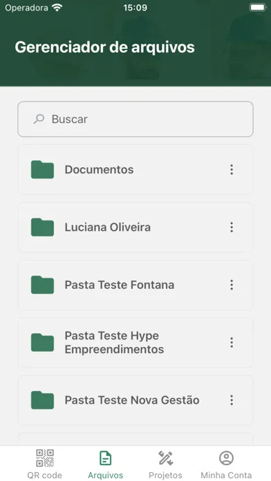 Capturas de tela do INMETA GPA