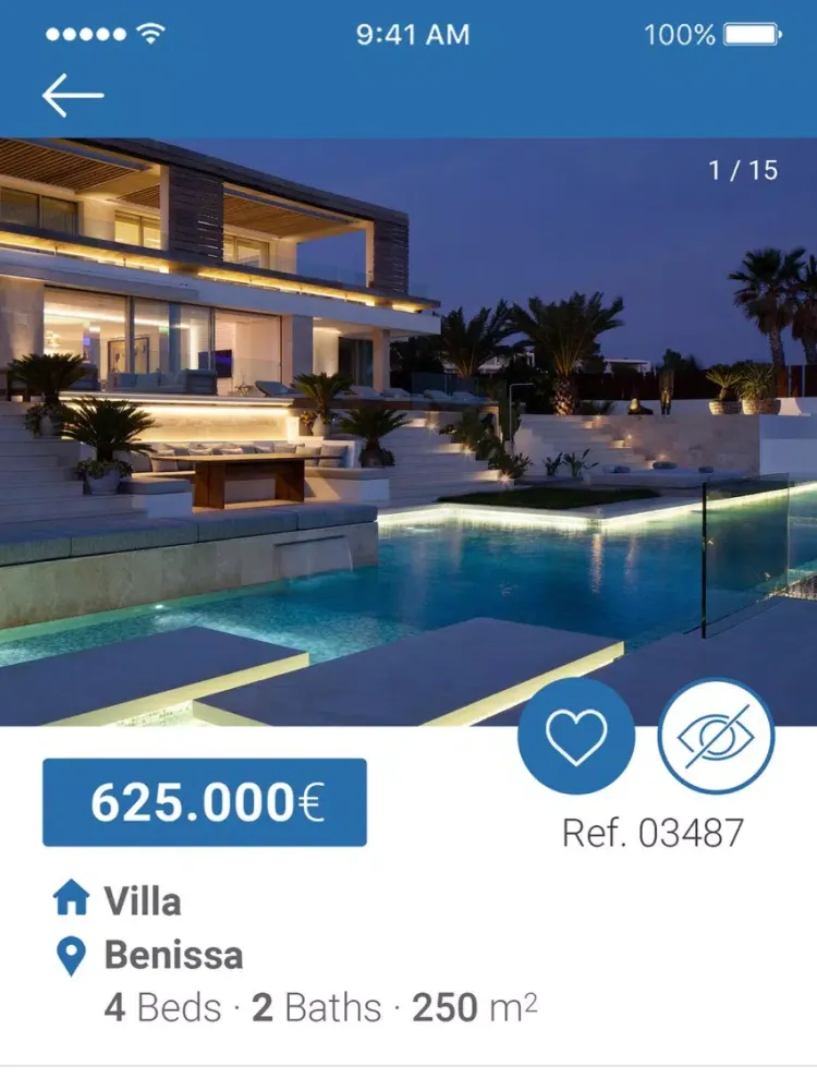Reyco Villas iPad  Ekran Görüntüleri