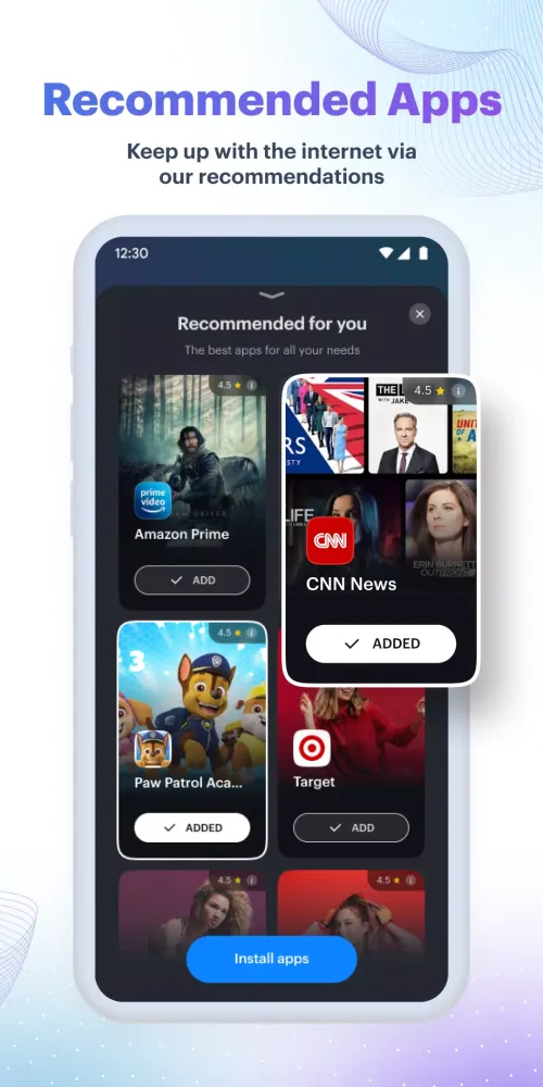 Tangkapan layar FolderWall: All Apps Organizer